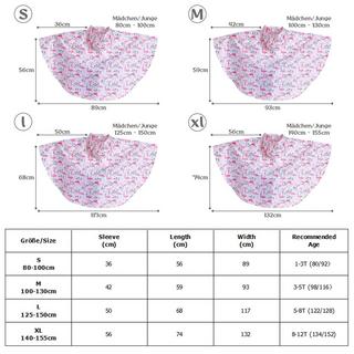 Alopini Poncho de pluie à pois pour enfants  