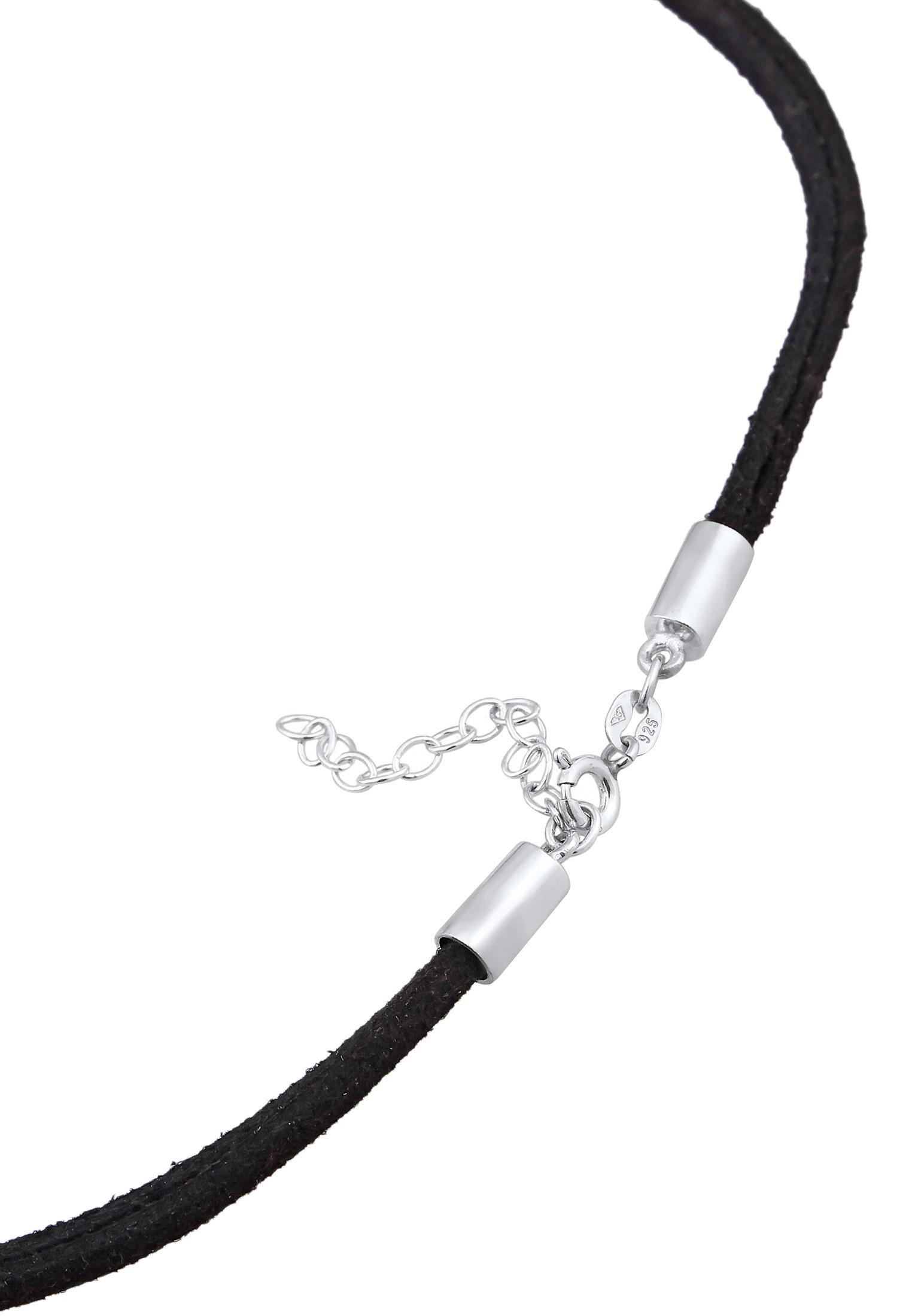 Elli  Halskette Choker Plättchen Halsband 