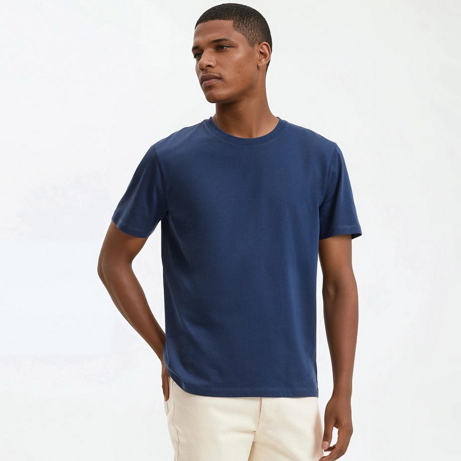 T-shirt col rond manches courtes