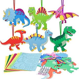 Activity-board  12 sets de bricolage dinosaures sets de bricolage pour enfants sets de bricolage DIY arts and crafts sets de bricolage dinosaures en mousse 