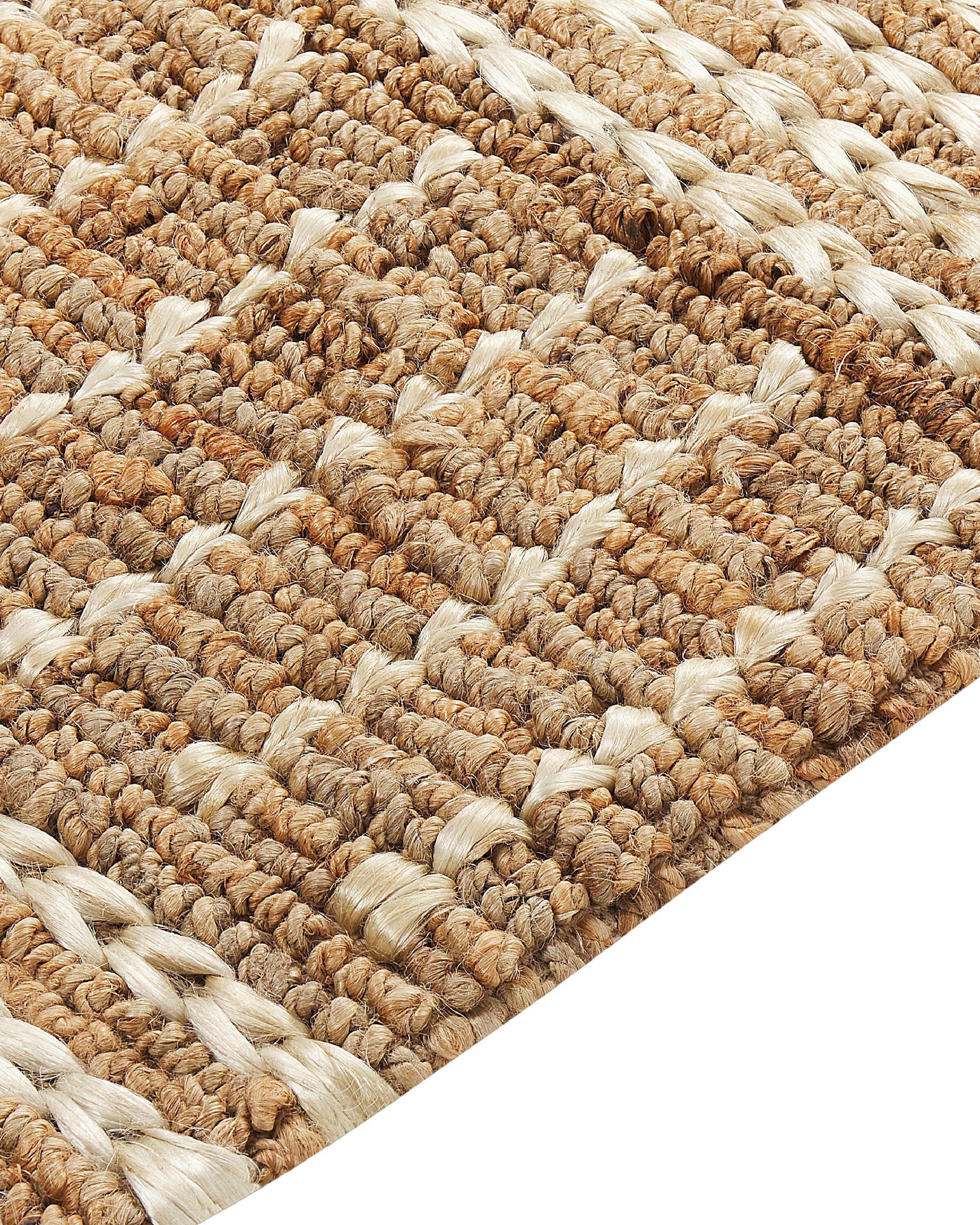 Beliani Tapis en Jute Boho KAMBERLI  