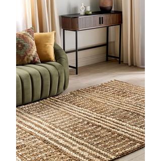 Beliani Tapis en Jute Boho KAMBERLI  