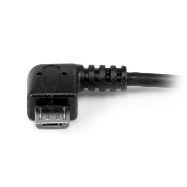 STARTECH.COM  Câble adaptateur Micro USB à angle droit vers USB Host OTG de 12cm - Mâle / Femelle 