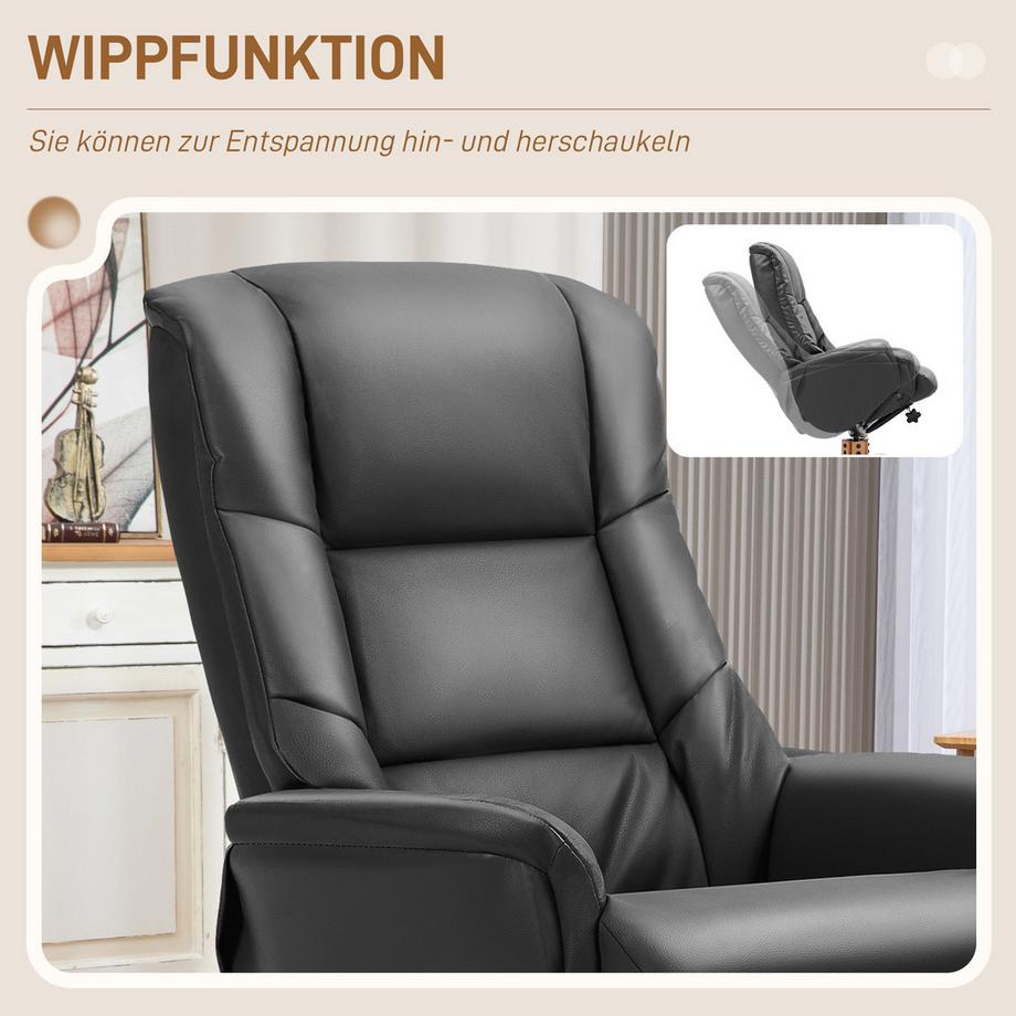HOMCOM Fauteuil de relaxation  