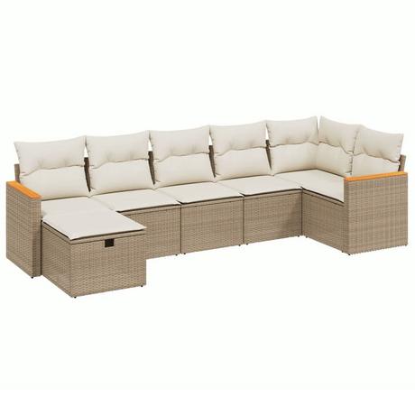 VidaXL Garten sofagarnitur poly-rattan  