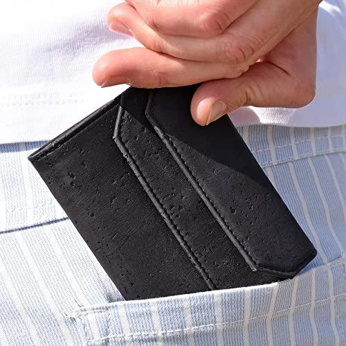 Only-bags.store  leichte Kork-Geldbörse mit RFID-Schutz 
