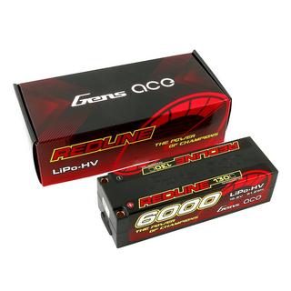 Gens ace  Redline Series 6000mAh 15.2V 130C 4S1P HardCase HV Ultra LCG LiPo Battery 