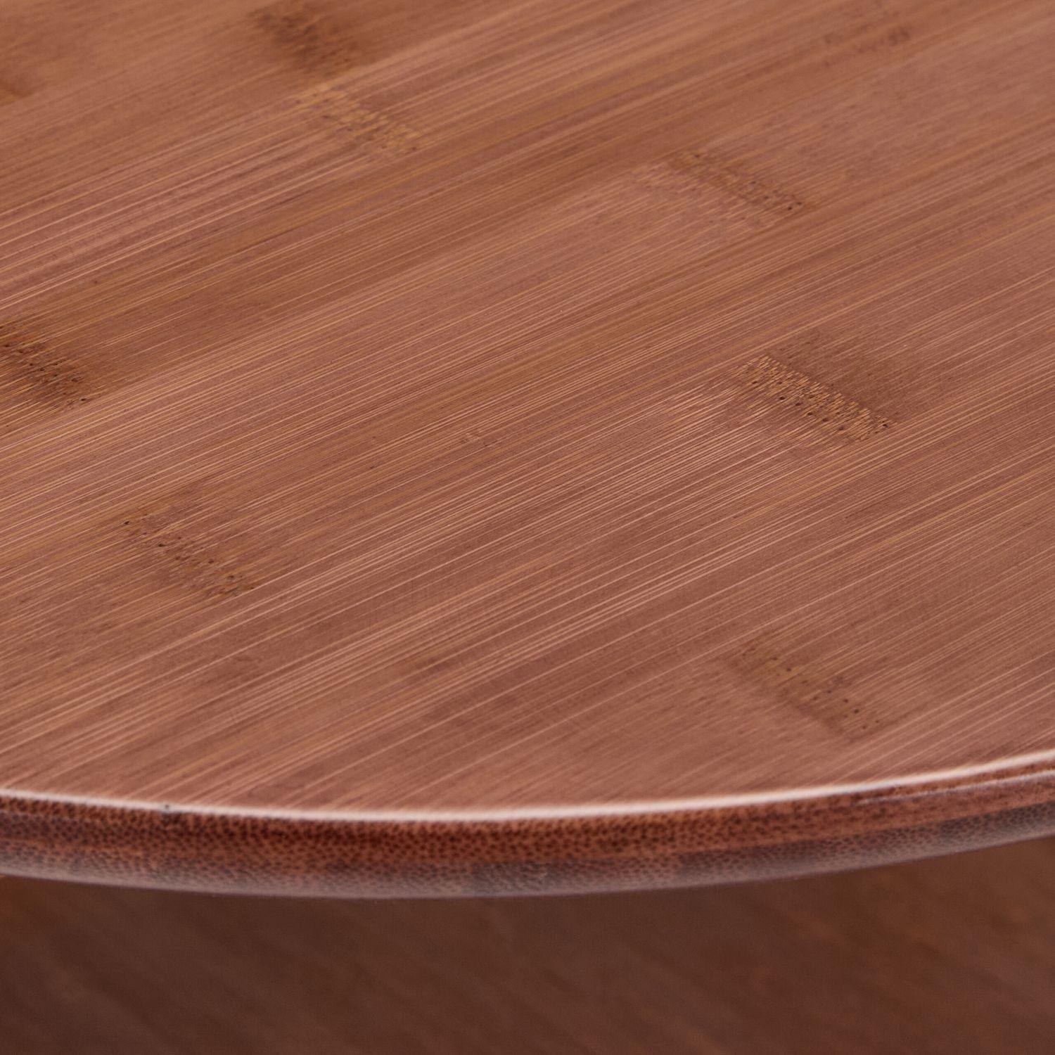 Northix Runder Beistelltisch mit 2 Ebenen  