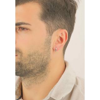 MUAU Schmuck  Creolen Weissgold 750, 11mm 