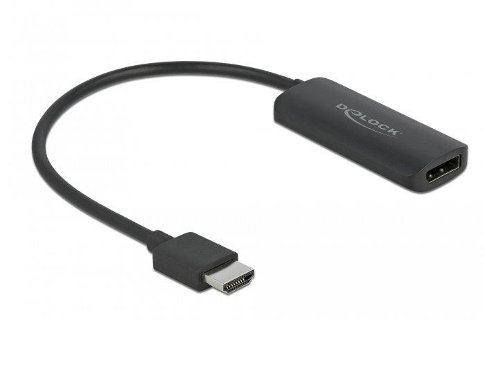 DeLock  DeLOCK Adattatore HDMI-A maschio a DisplayPort femmina 4K 60 Hz 