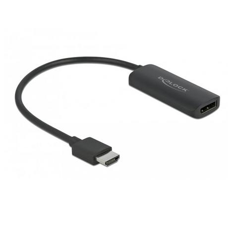 DeLock  DeLOCK Adattatore HDMI-A maschio a DisplayPort femmina 4K 60 Hz 