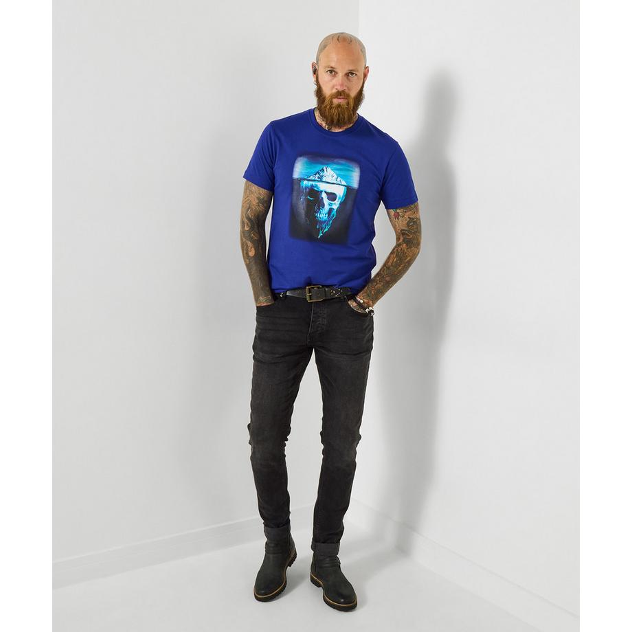 Joe Browns Sciolto T-shirt con Teschio-Stampa  