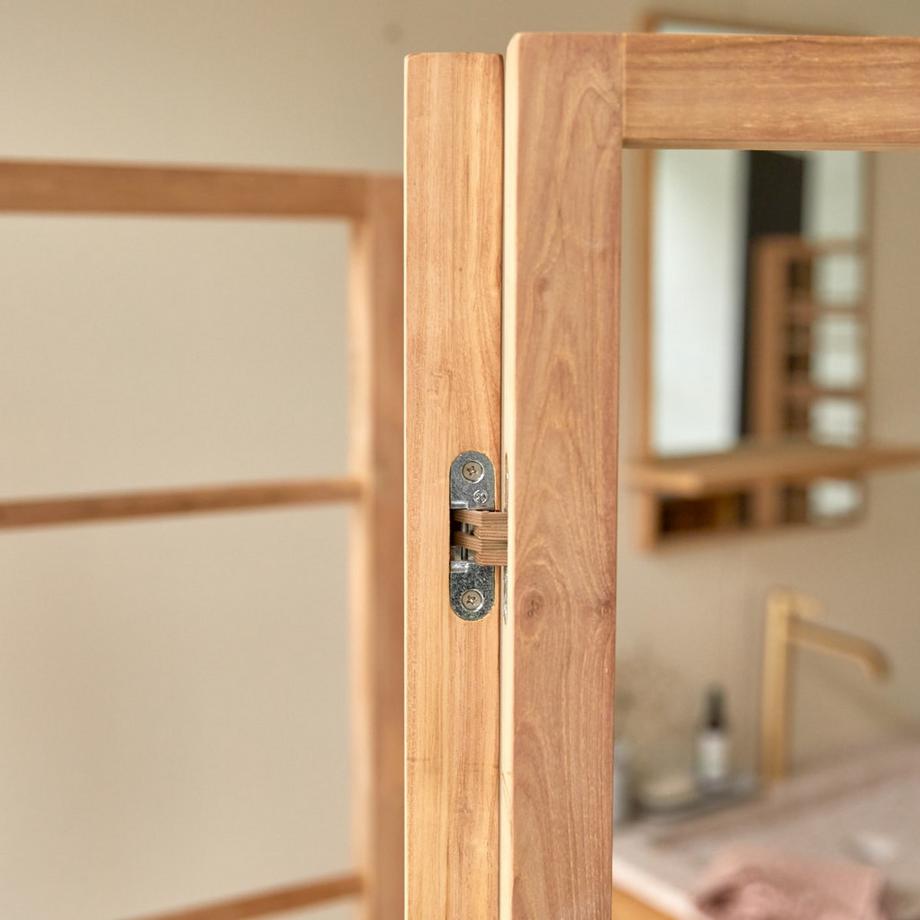 Tikamoon Porte serviette en teck massif Anton  