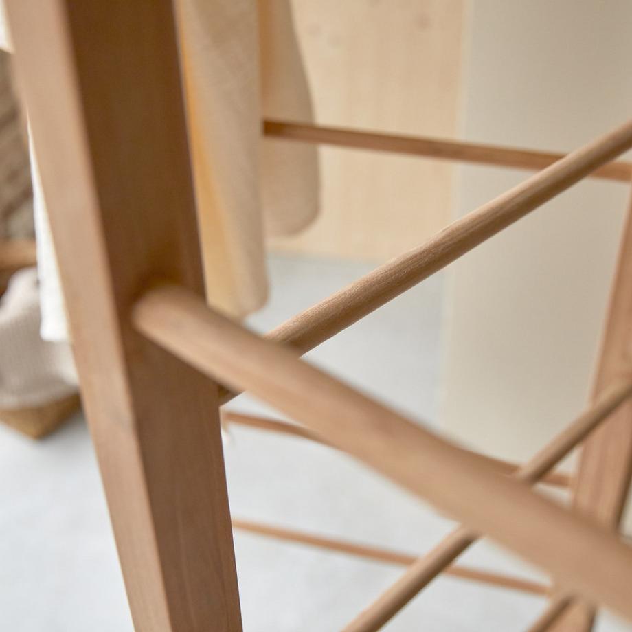 Tikamoon Porte serviette en teck massif Anton  