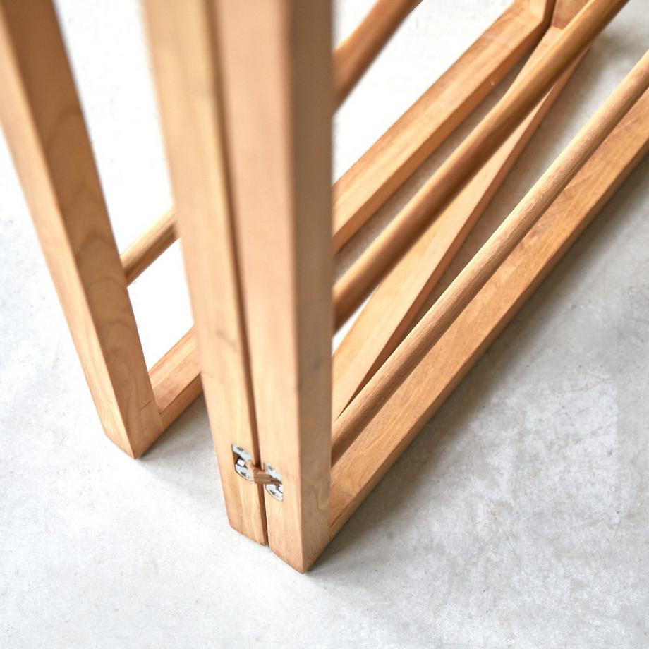 Tikamoon Porte serviette en teck massif Anton  