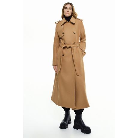 RICANO  Manteau  Simona, trench avec ceinture et épaulettes 