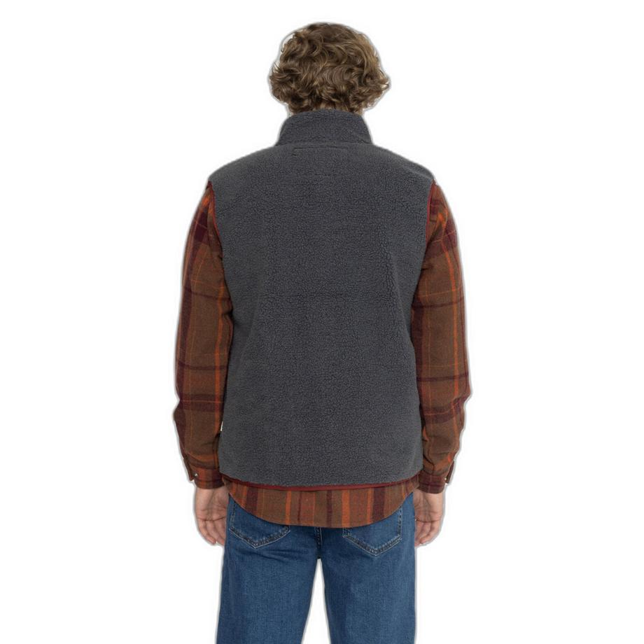 Revolution Teddy Fleece Weste mit kontrastierender Brusttasche  