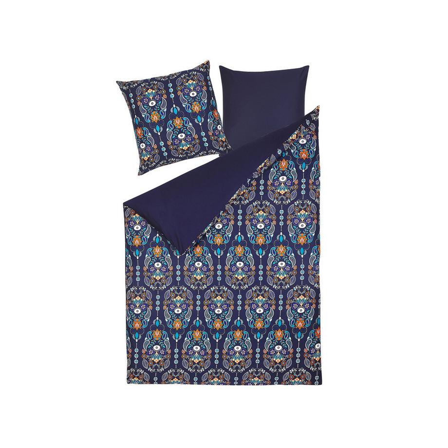 Beliani MADRONA Moderne Parure de lit en Satin de Coton  