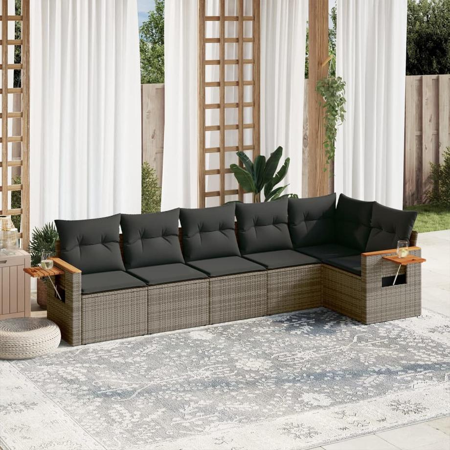 VidaXL Garten sofagarnitur poly-rattan  
