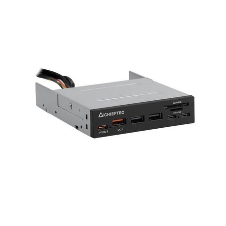 CHIEFTEC  CRD-908H lettore di schede USB 3.2 Gen 1 (3.1 Gen 1) Interno Nero 