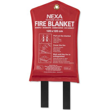 Nexa FB-120 RM Coperta antincendio Silicone Rosso 120x120 cm  