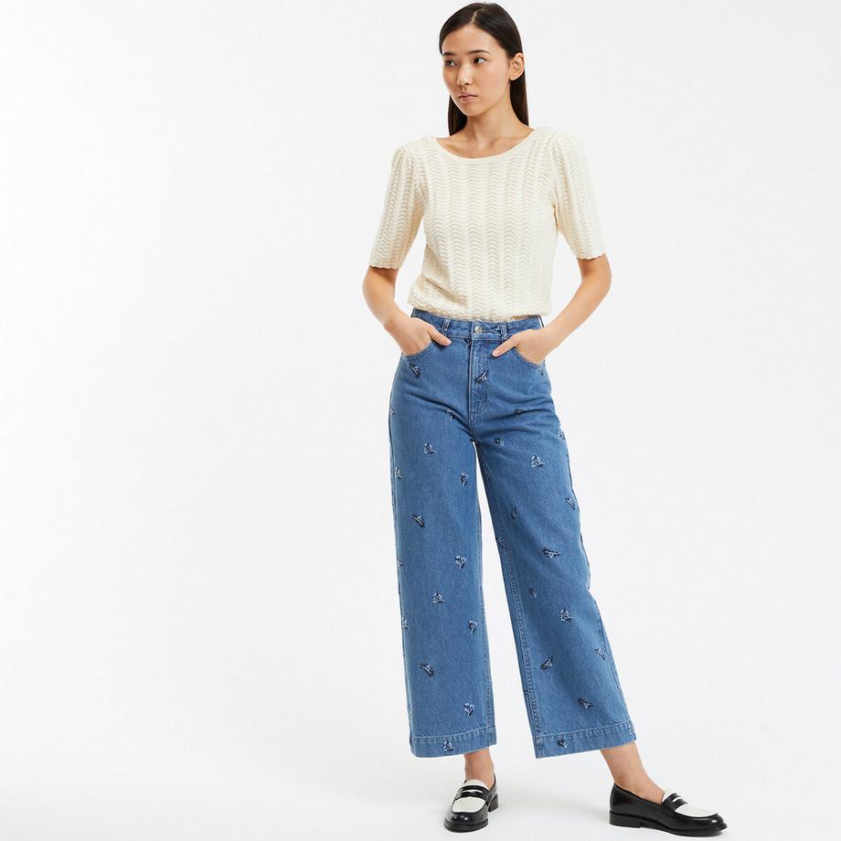 La Redoute Collections Feinstrick Rundhals Pullover  