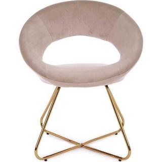 mutoni Fauteuil Vanity velours taupe  