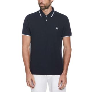 Original Penguin Poloshirt mit Kontraststreifen  