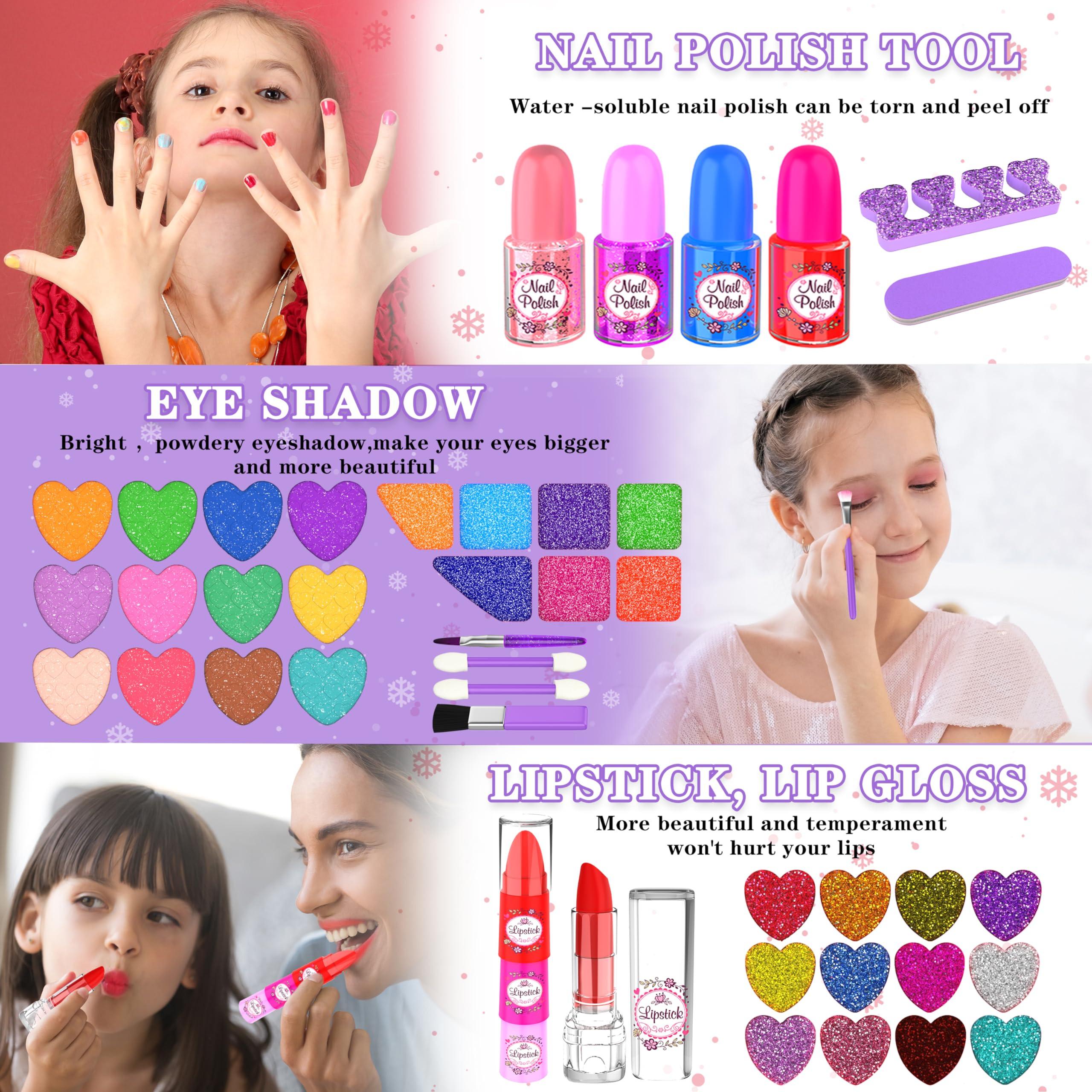 Activity-board  Kinderschminkset Schminkkoffer mit tragbarem Ständer, abwaschbares Make-up Kinderschminkset 