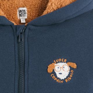 La Redoute Collections  Sweat zippé à capuche doublé sherpa 