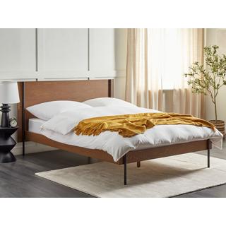 Beliani Bett mit Lattenrost aus MDF-Platte Modern LIBERMONT  