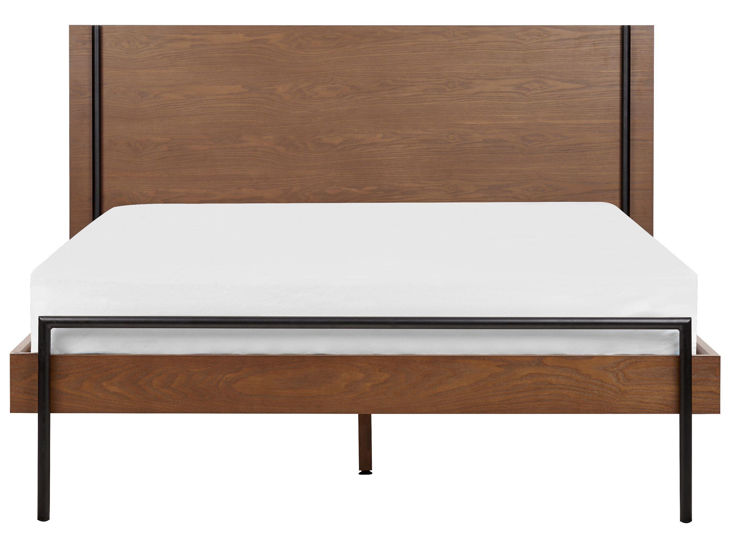 Beliani Bett mit Lattenrost aus MDF-Platte Modern LIBERMONT  