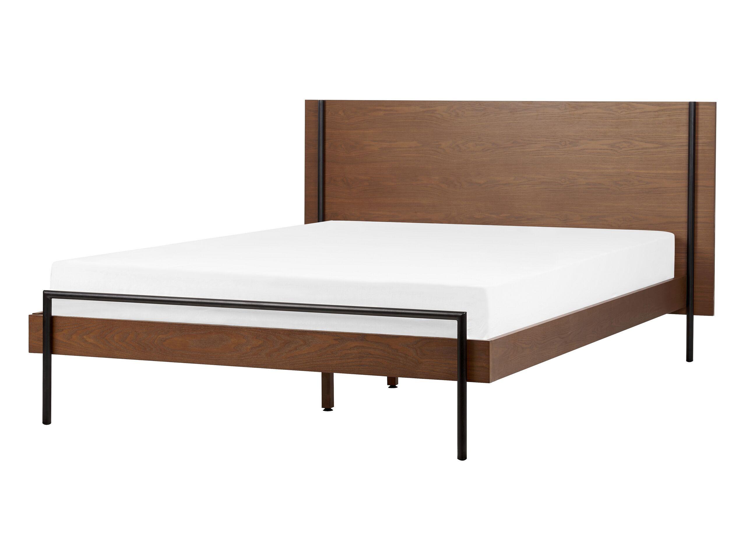 Beliani Bett mit Lattenrost aus MDF-Platte Modern LIBERMONT  