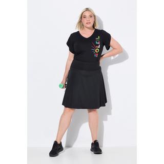 Ulla Popken Gonna pantalone con leggings integrati e cintura elastica  