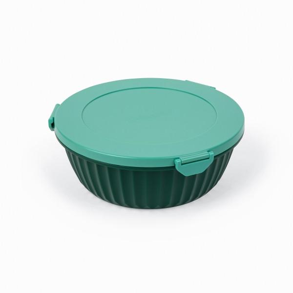Yumbox Yumbox Poke Bowl Schüssel Schale mit 3-teiligem Teiler, Kale Green  