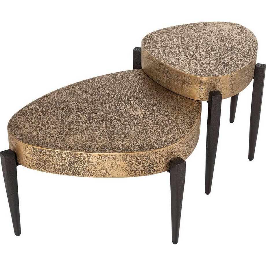 mutoni Table basse Marquee 68x89 (lot de 2)  