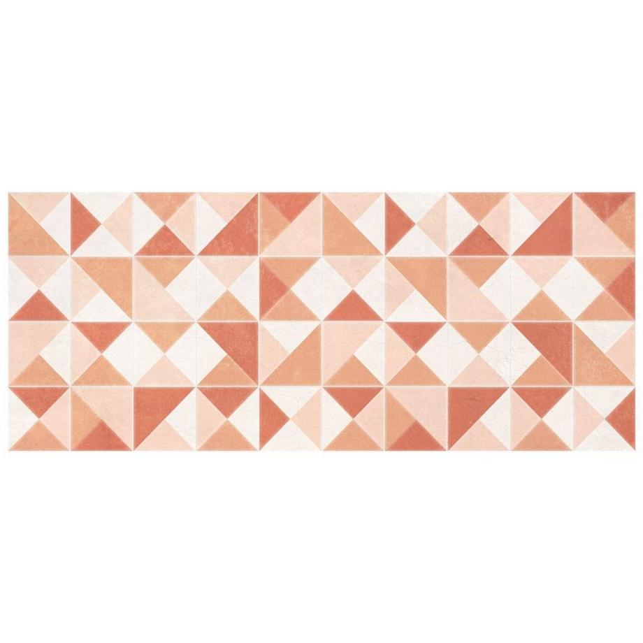 Vente-unique  Tapis de couloir géométrique en vinyle - 66x160 cm - Orange - MYRALA 