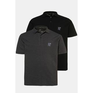 JP1880  Maglie polo basic in piqué di cotone pettinato in confezione doppia 