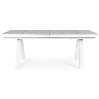 mutoni Table extensible de jardin Krion blanc 205-265x103  