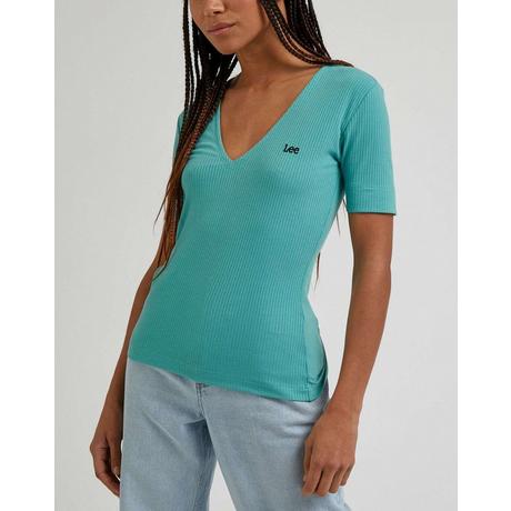 Lee  T-Shirt V Neck Rib 