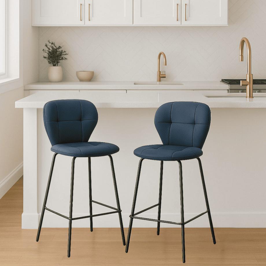 Calicosy Tabourets MAURA - Lot de 2  