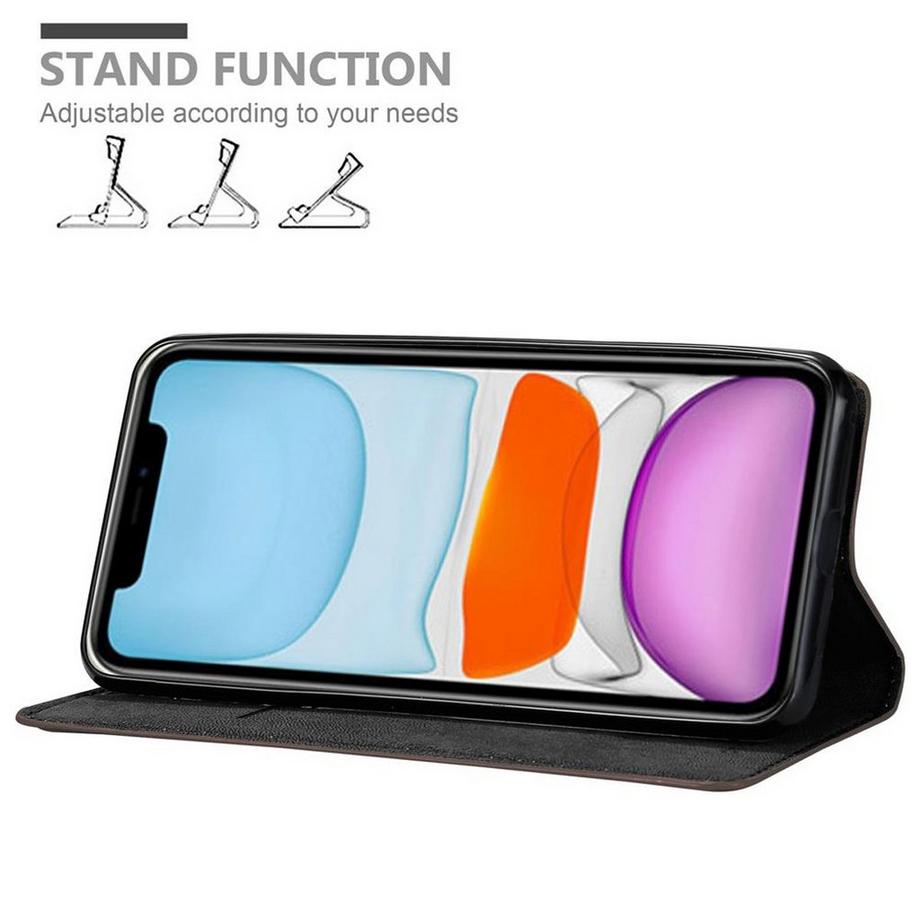 Cadorabo  Hülle für Apple iPhone 12 MINI Magnetverschluss, Kartenfach 