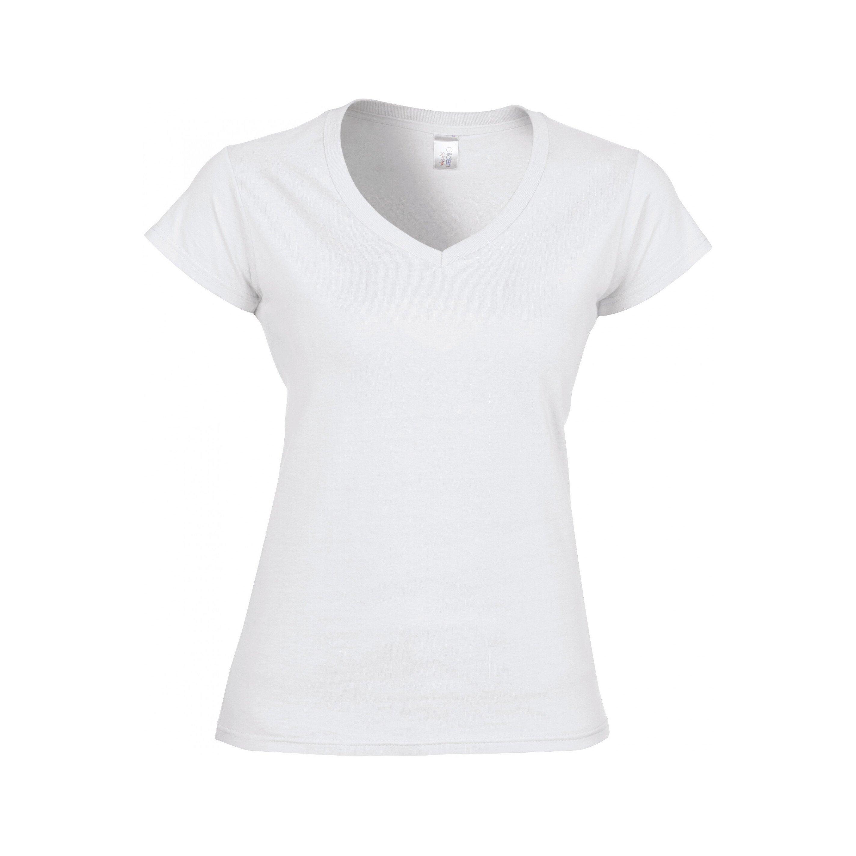 Gildan  t-shirt da con scollo a v softstyle 