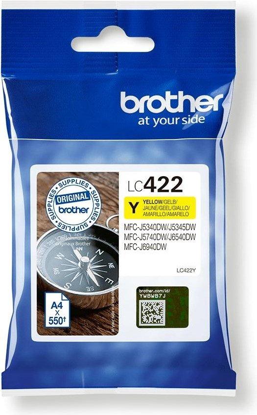 brother  LC422Y Ink For BH19M/B 