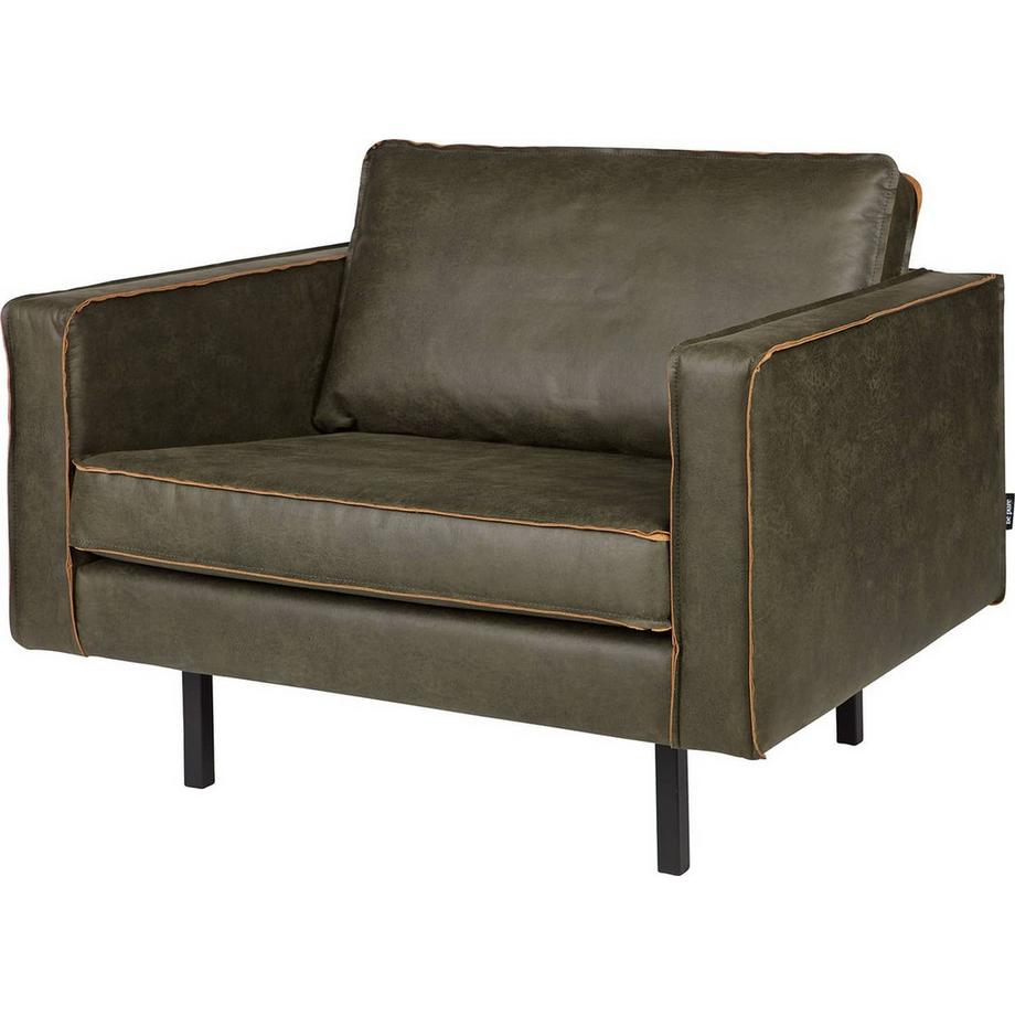 mutoni Sessel Rodeo Recycling-Leder army  