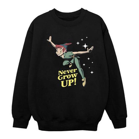 Disney  Never Grow Up Sweatshirt 