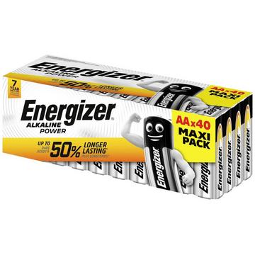 Power Alkaline Mignon-Batterien, 40er-Set