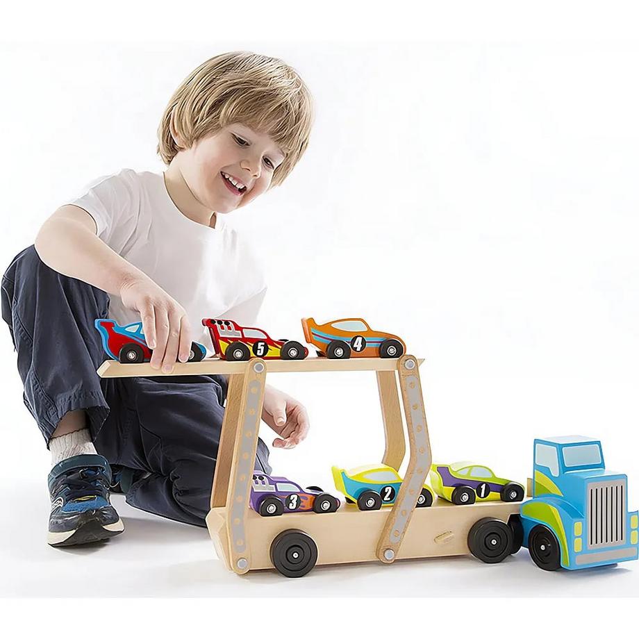 Melissa & Doug  Melissa & Doug Porte-Voitures De Course Géant 