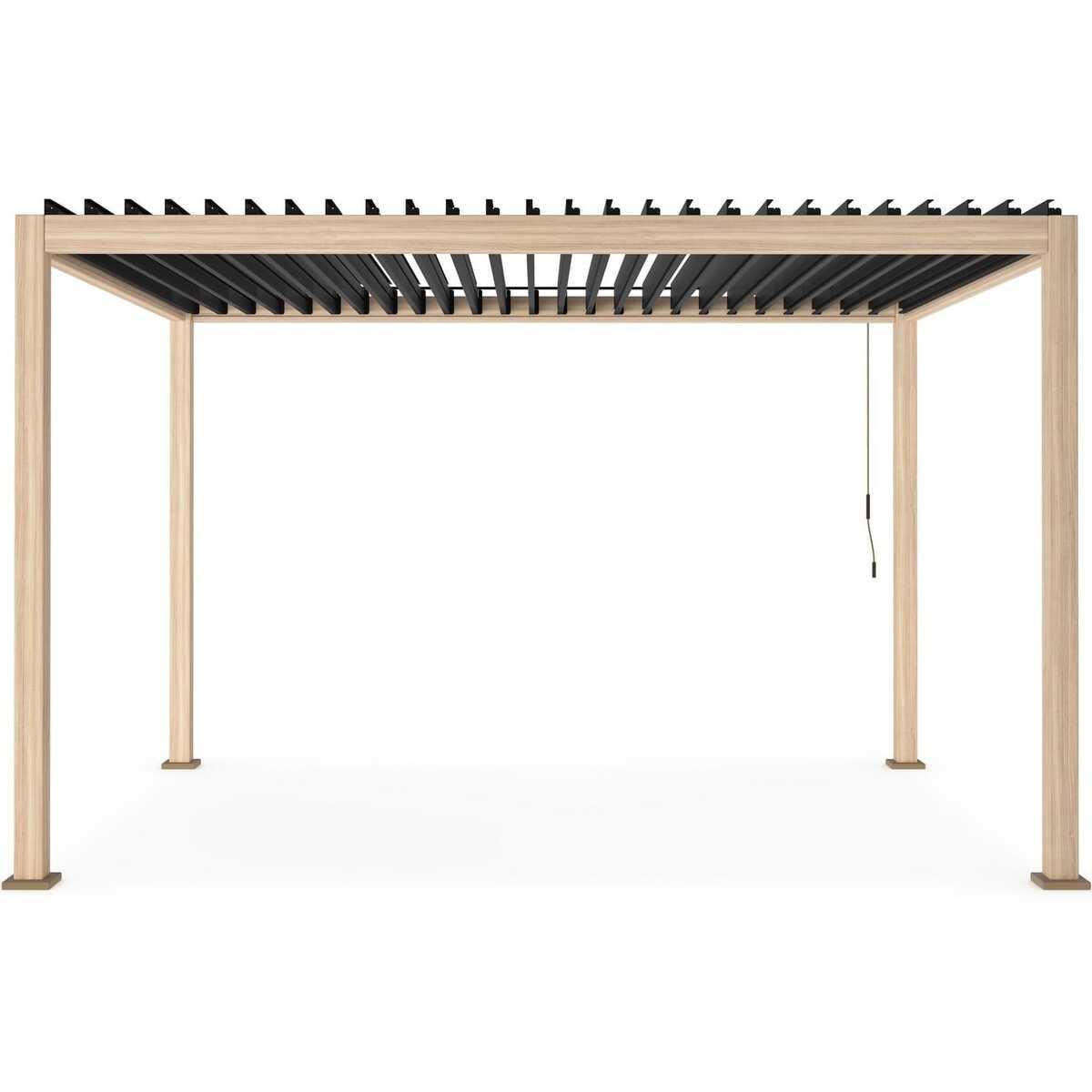 mutoni Gartenpavillon Ocean natur-anthrazit 300x400  