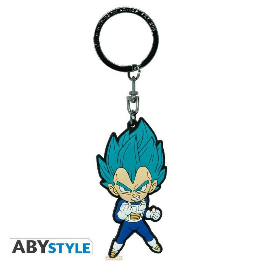 Abystyle  Dragon Ball Super Portachiavi: Vegeta Saiyan Blue 7cm 